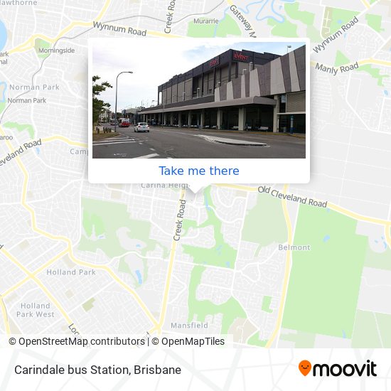 Carindale bus Station map
