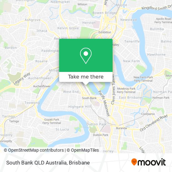 Map Of Southbank Brisbane How To Get To South Bank Qld Australia In South Brisbane By Bus Or Train?