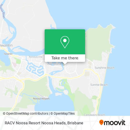RACV Noosa Resort Noosa Heads map