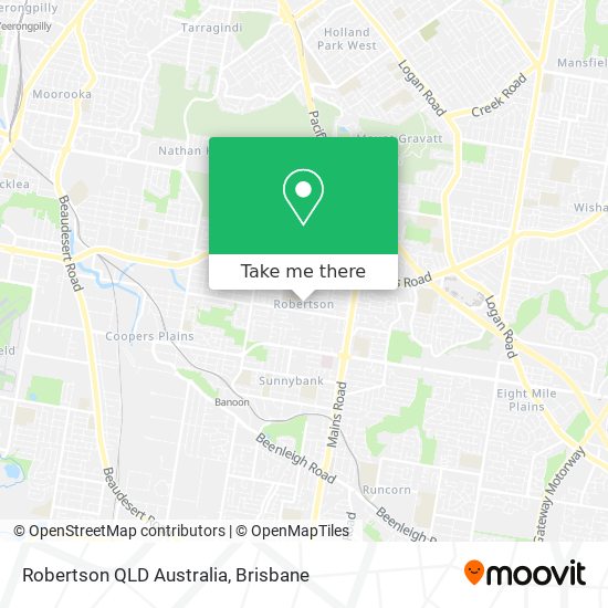 Robertson QLD Australia map