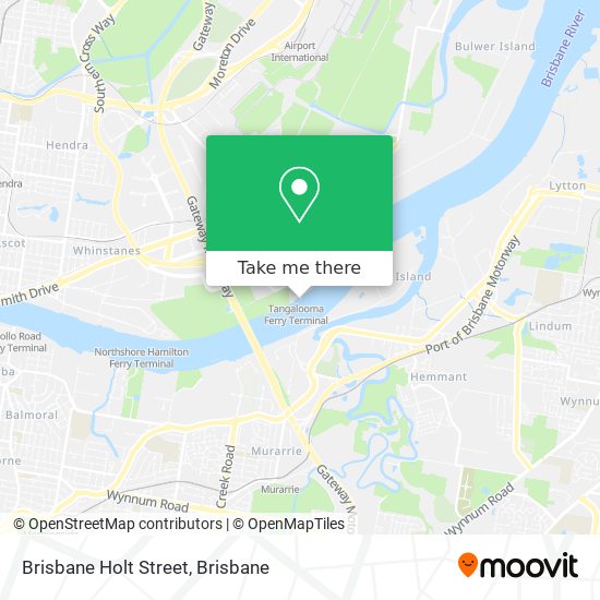 Brisbane Holt Street map