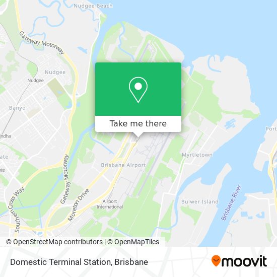 Domestic Terminal Station map