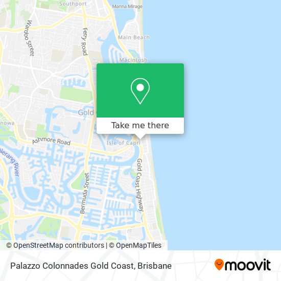 Palazzo Colonnades Gold Coast map