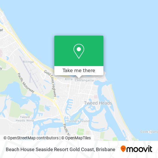 Beach House Seaside Resort Gold Coast map