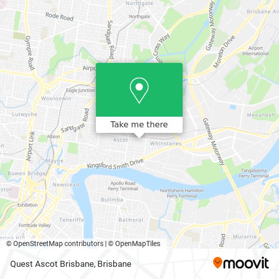 Quest Ascot Brisbane map