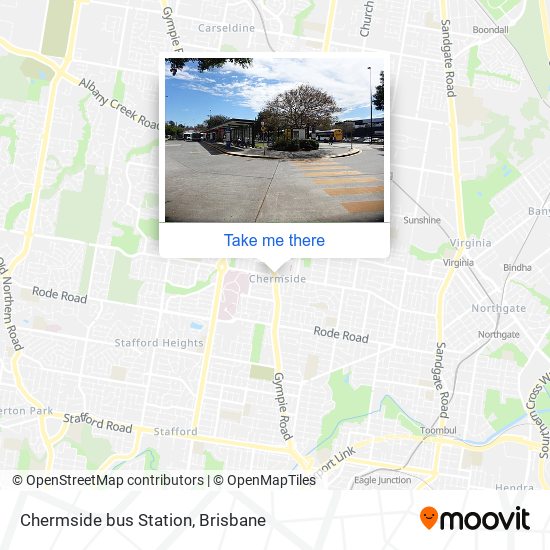 Chermside bus Station map
