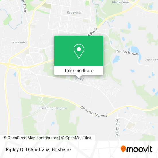 Ripley QLD Australia map