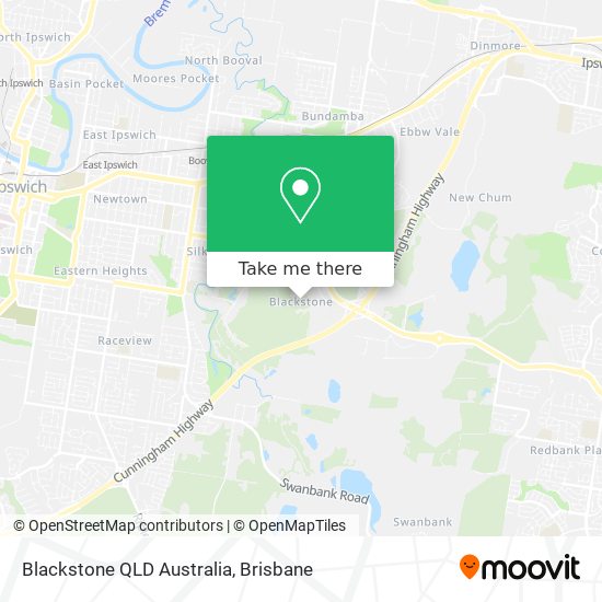 Blackstone QLD Australia map