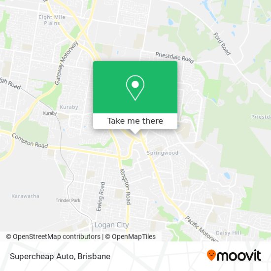 Supercheap Auto map