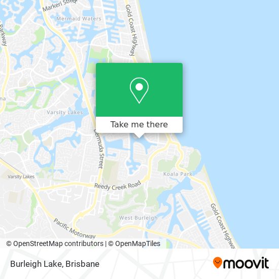 Burleigh Lake map