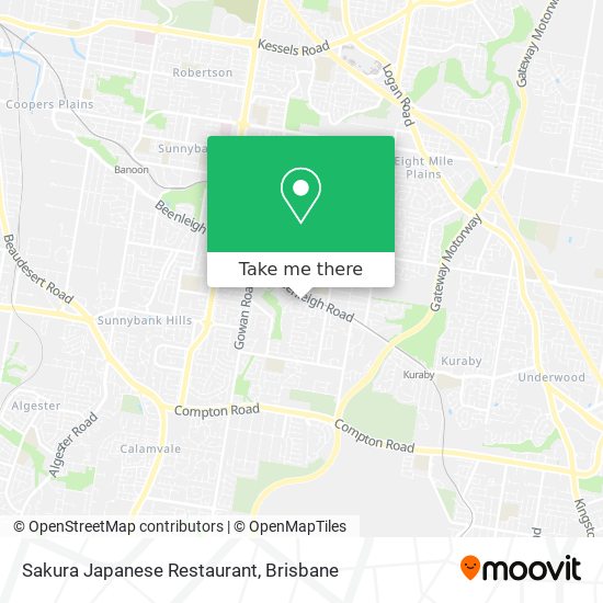 Mapa Sakura Japanese Restaurant