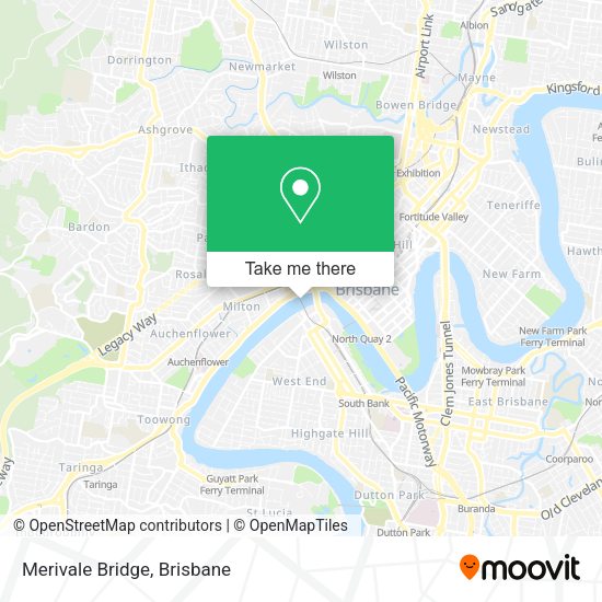 Merivale Bridge map