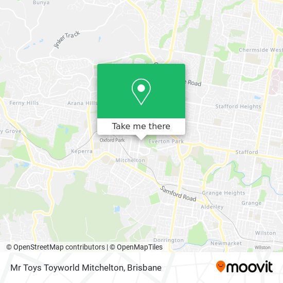 Mr Toys Toyworld Mitchelton map