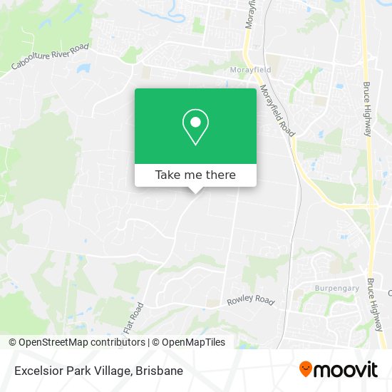 How to get to Excelsior Park Village in Morayfield by Bus or Train?