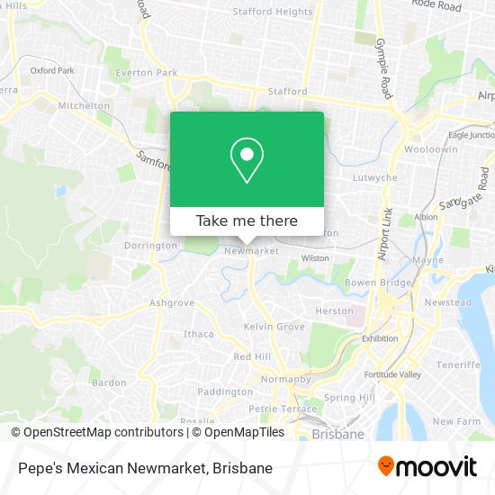 Pepe's Mexican Newmarket map
