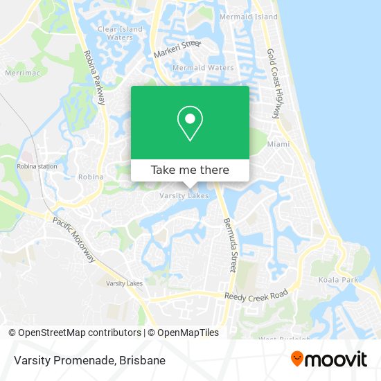 Varsity Promenade map