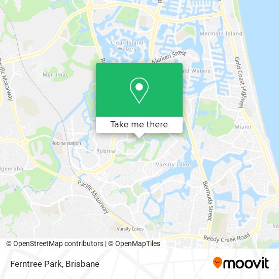 Ferntree Park map