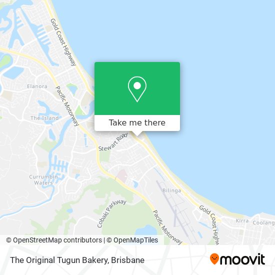 The Original Tugun Bakery map