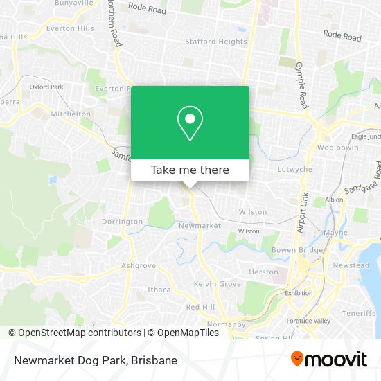 Newmarket Dog Park map