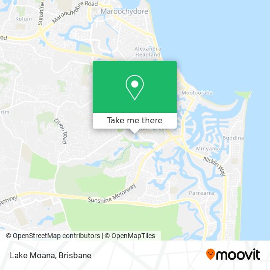 Lake Moana map