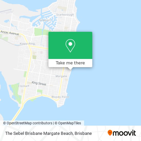 The Sebel Brisbane Margate Beach map