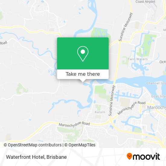 Waterfront Hotel map