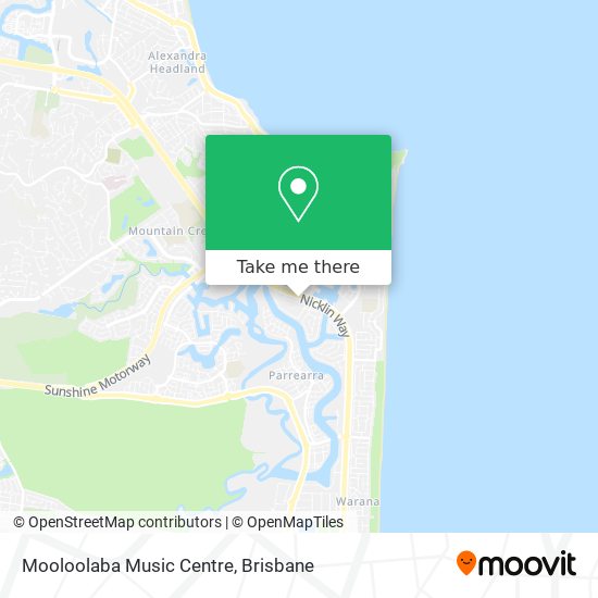 Mooloolaba Music Centre map