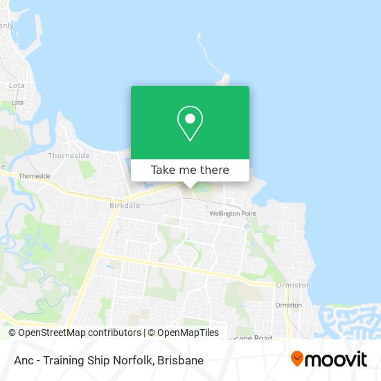 Anc - Training Ship Norfolk map