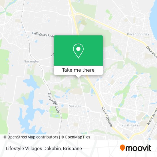 Lifestyle Villages Dakabin map