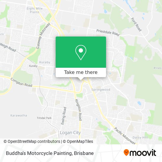Buddha's Motorcycle Painting map