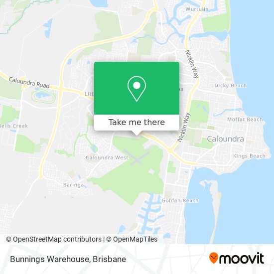 Bunnings Warehouse map