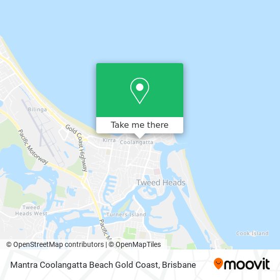 Mantra Coolangatta Beach Gold Coast map