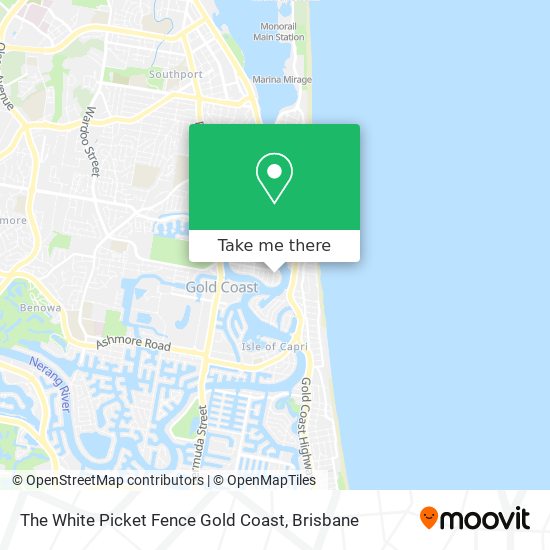 The White Picket Fence Gold Coast map