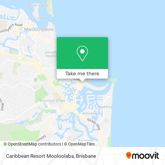 Caribbean Resort Mooloolaba map