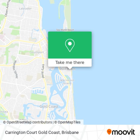 Carrington Court Gold Coast map