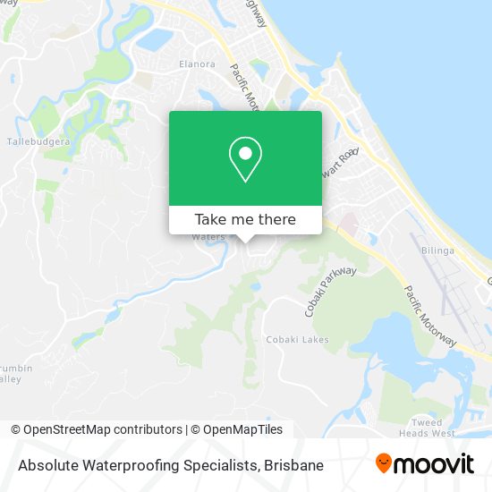 Absolute Waterproofing Specialists map