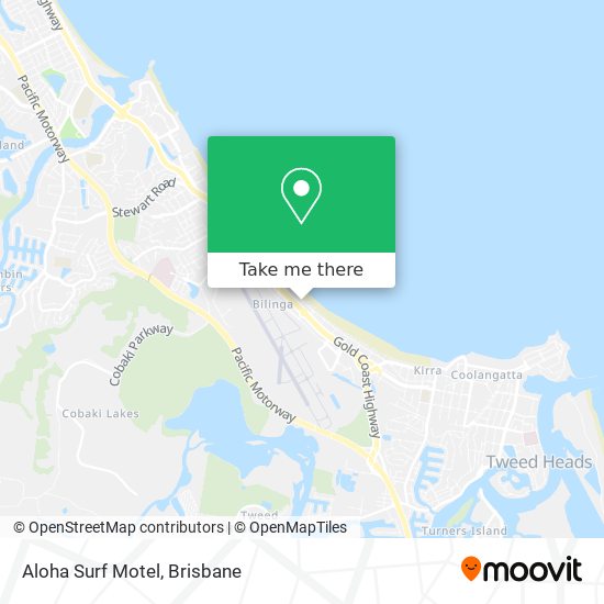 Aloha Surf Motel map