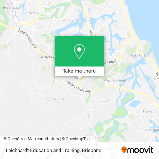 Leichhardt Education and Training map