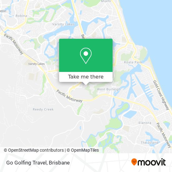 Go Golfing Travel map