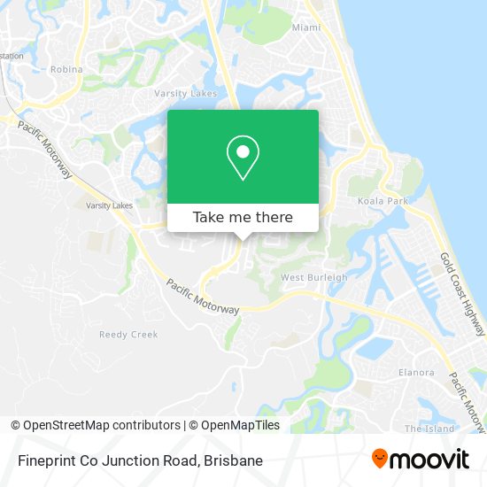 Fineprint Co Junction Road map