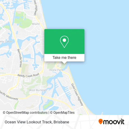 Ocean View Lookout Track map