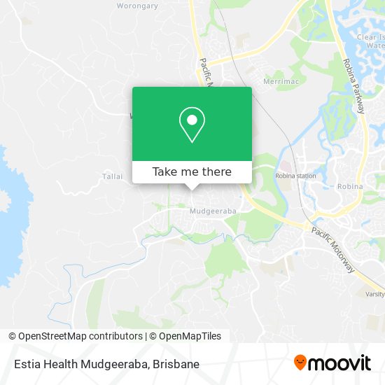 Estia Health Mudgeeraba map