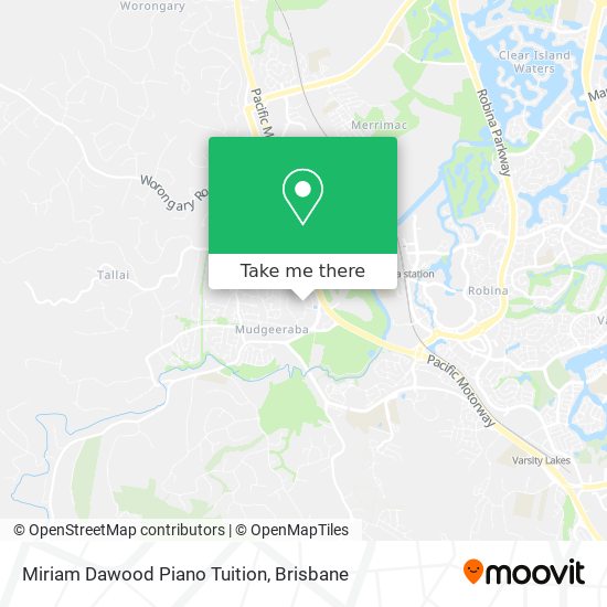 Miriam Dawood Piano Tuition map