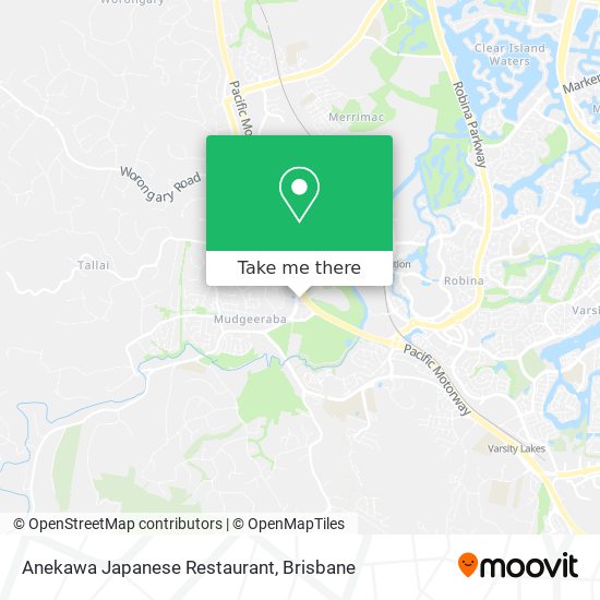 Mapa Anekawa Japanese Restaurant
