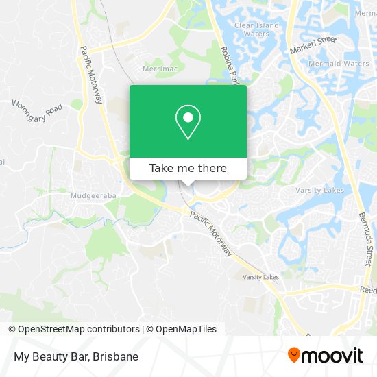My Beauty Bar map