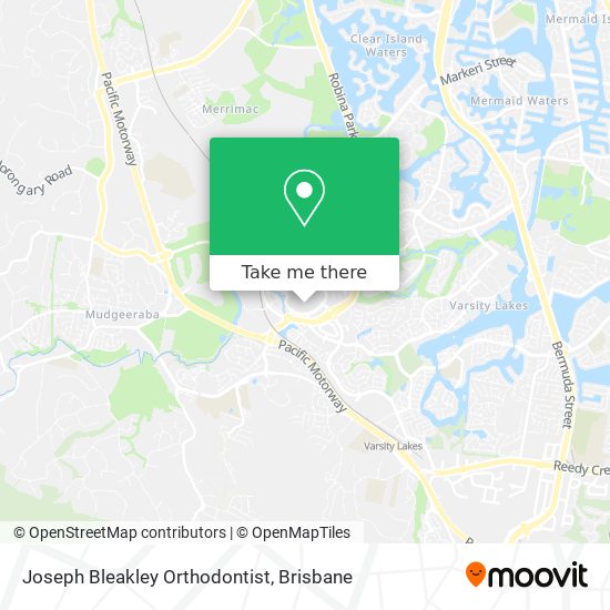 Joseph Bleakley Orthodontist map