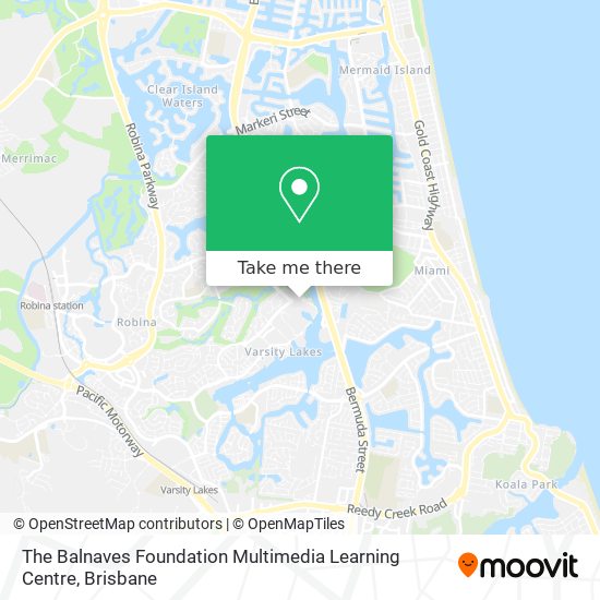 The Balnaves Foundation Multimedia Learning Centre map