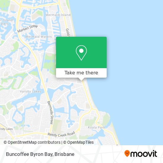 Buncoffee Byron Bay map