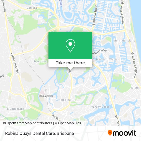 Robina Quays Dental Care map
