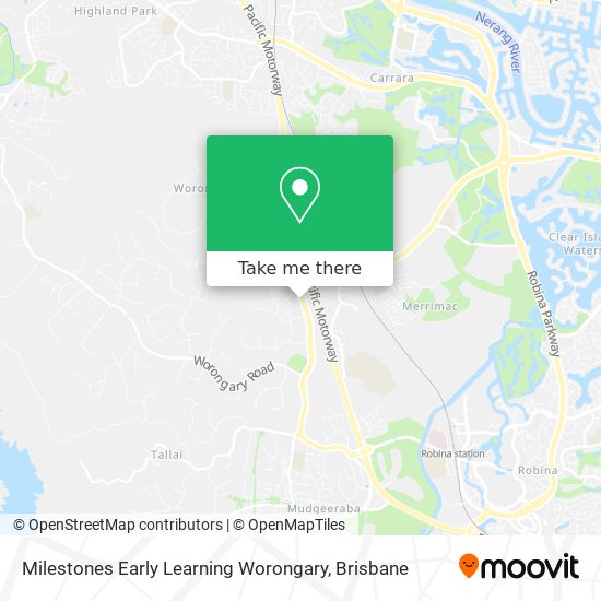 Milestones Early Learning Worongary map